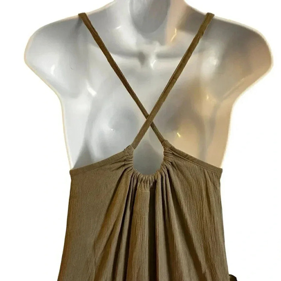 Tonlé taupe dress women's xs summer dress - Picture 4 of 10